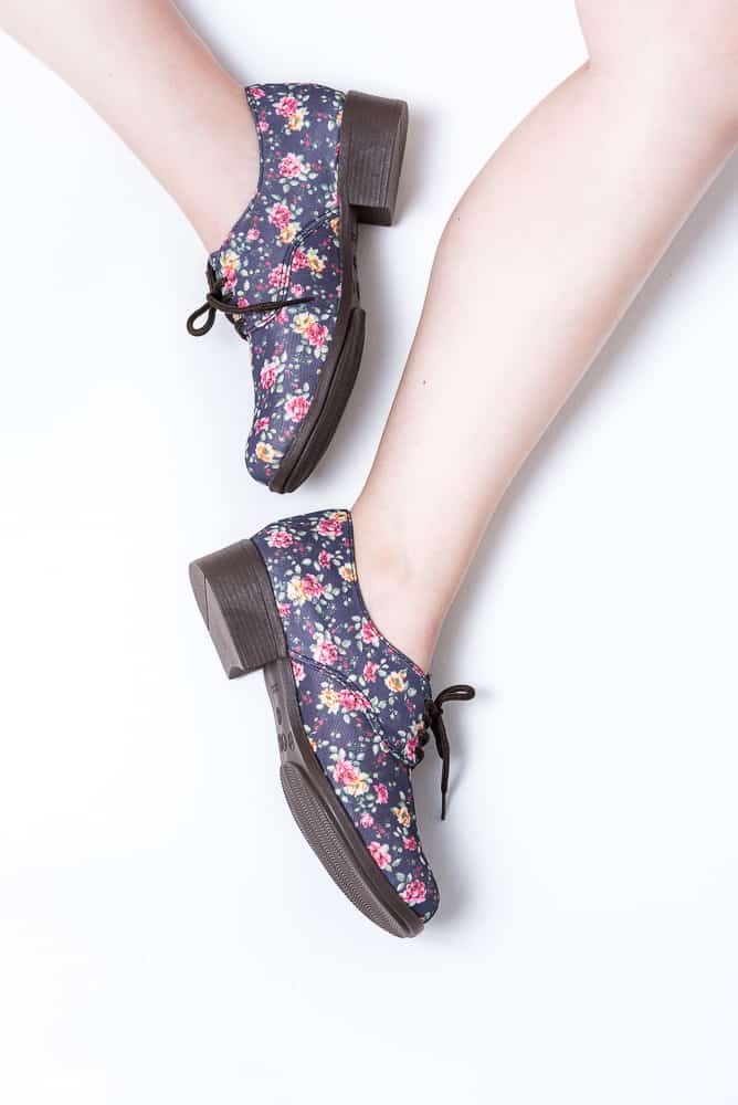 sapato oxford estampado